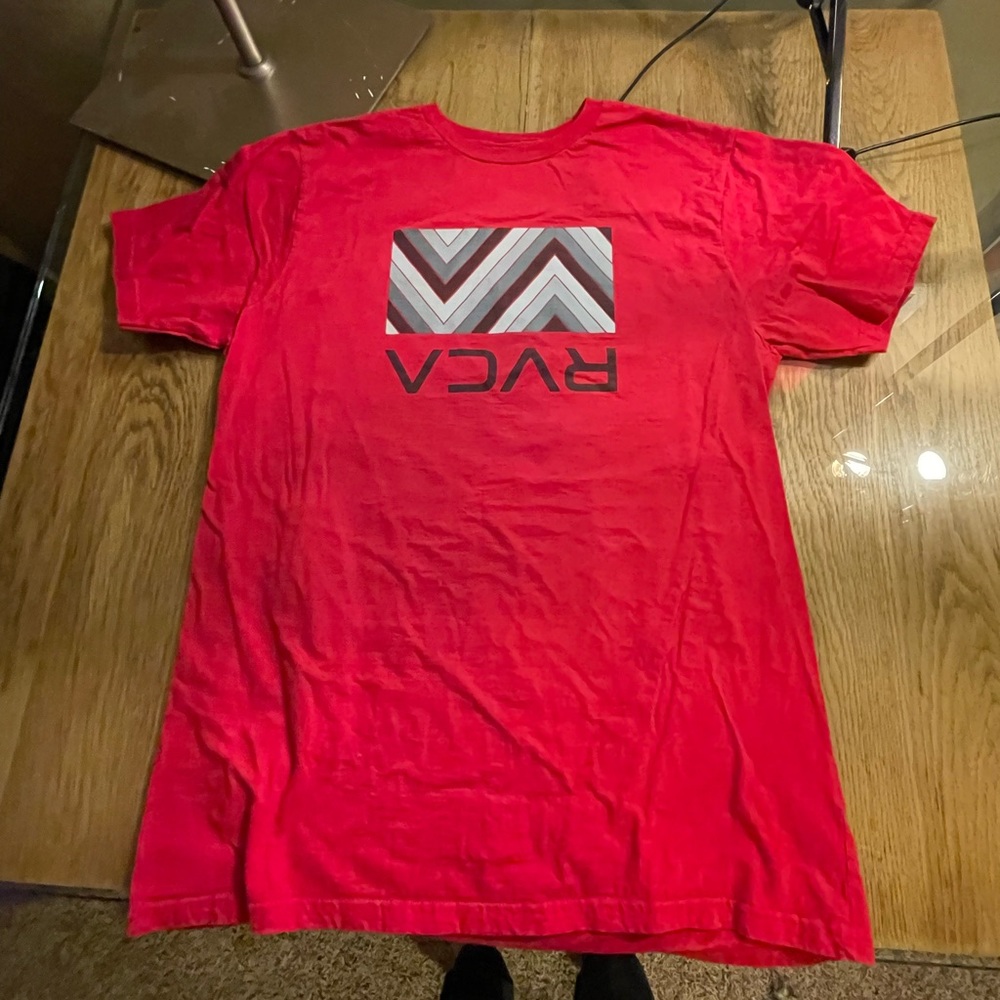 XXL men’s red RVCA tshirt preloved